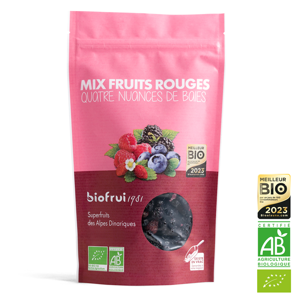 Mix superfruits rouges des alpes dinariques séchés bio - 1